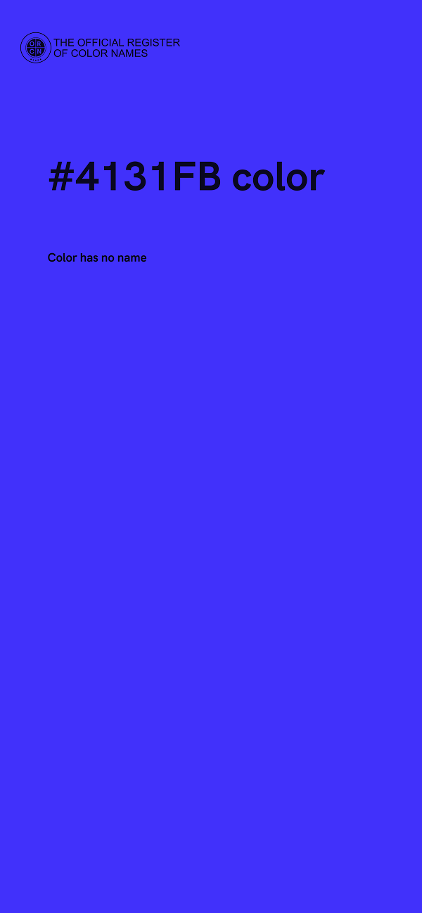 #4131FB color image