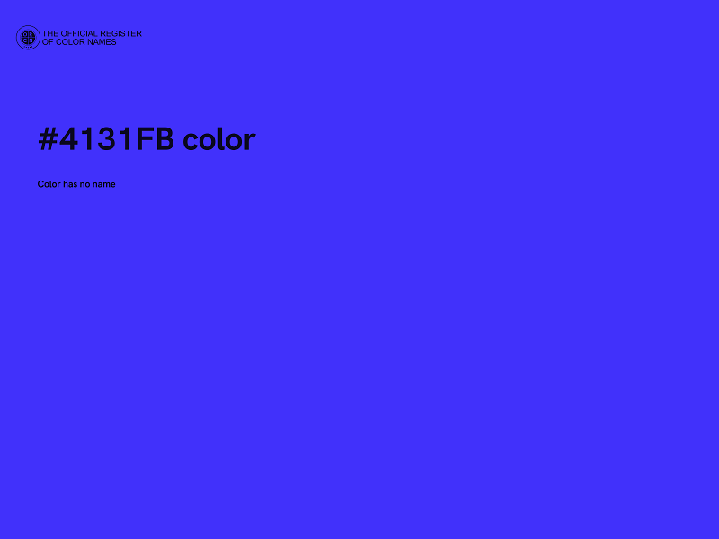 #4131FB color image