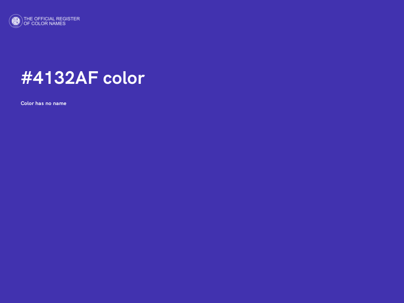 #4132AF color image