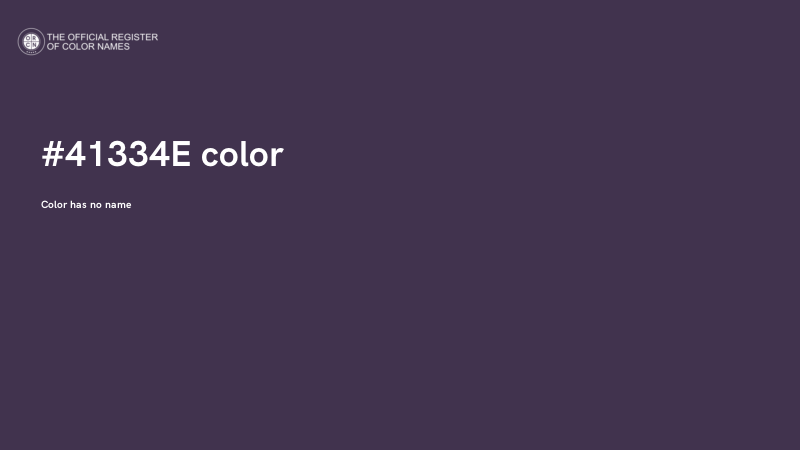 #41334E color image