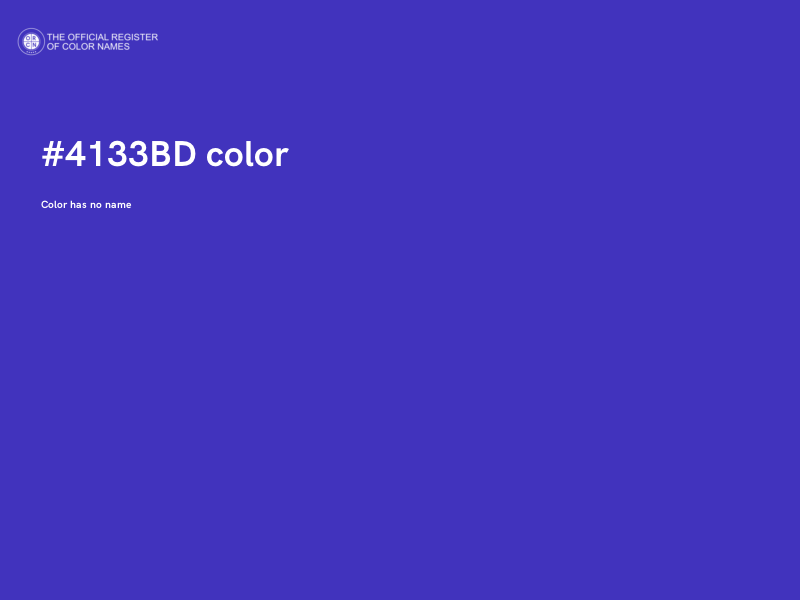 #4133BD color image