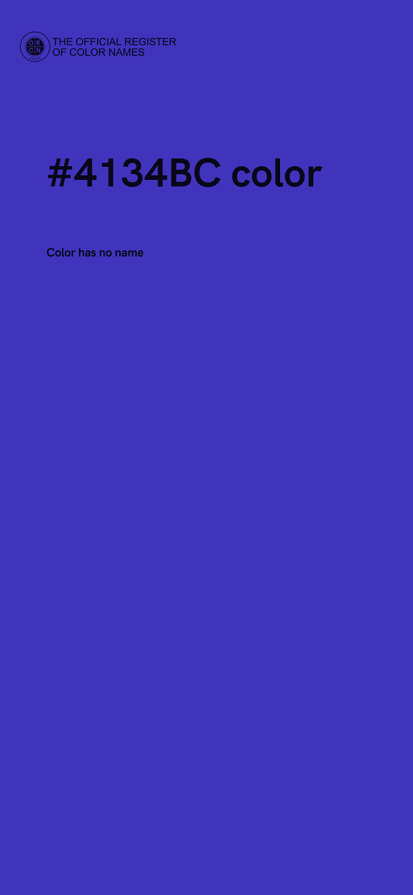 #4134BC color image