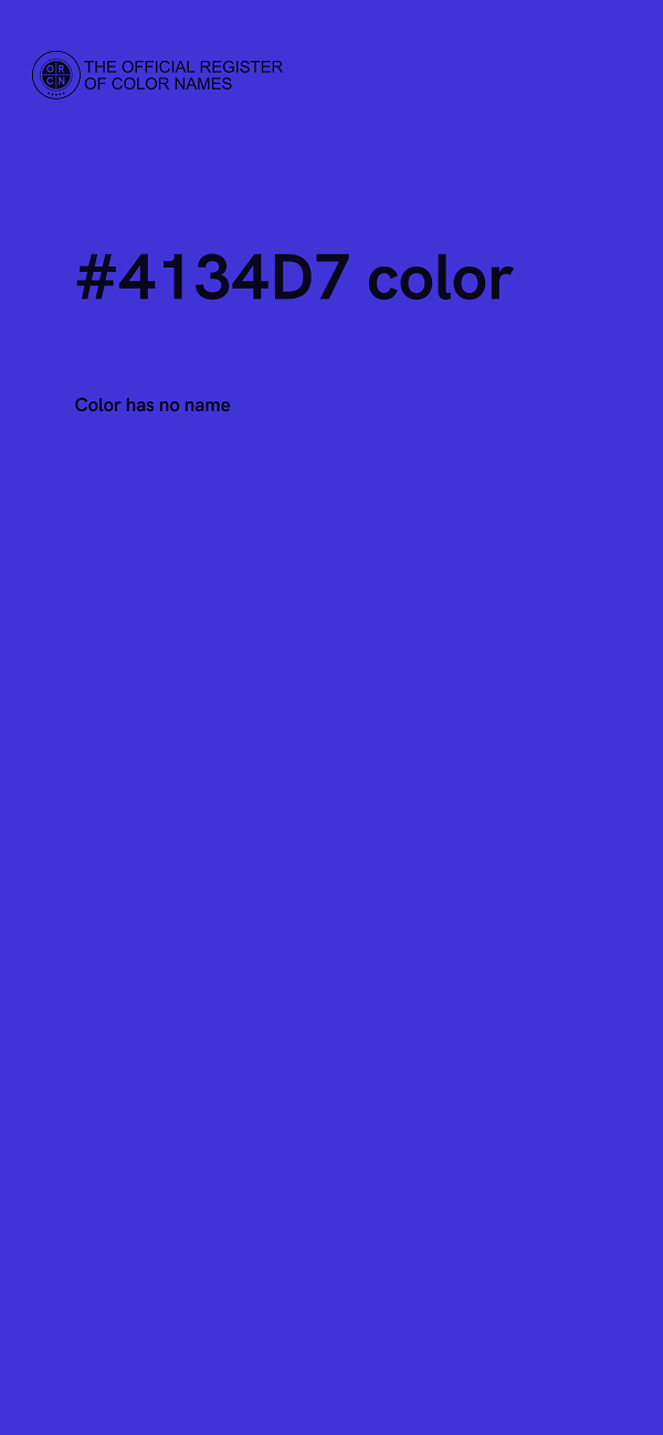 #4134D7 color image