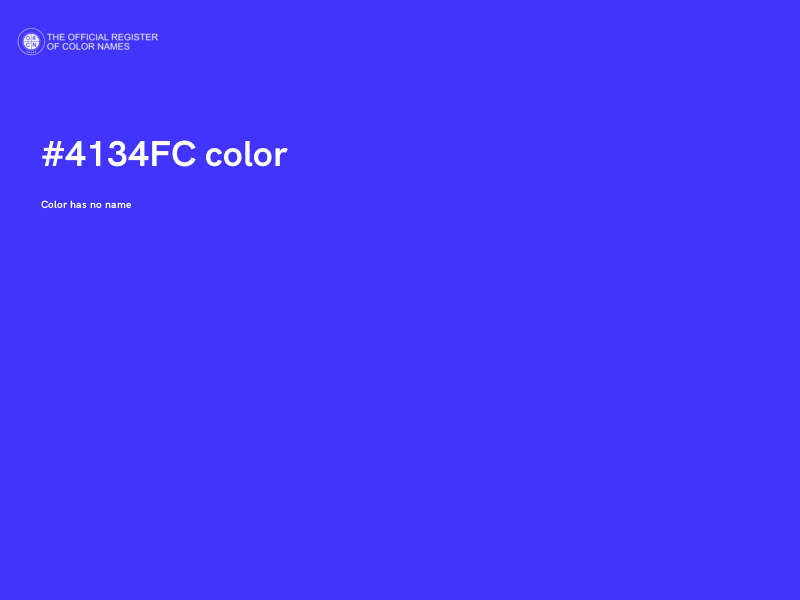 #4134FC color image