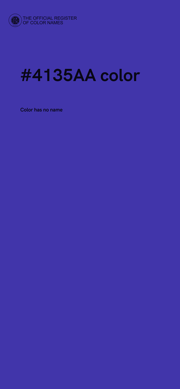 #4135AA color image
