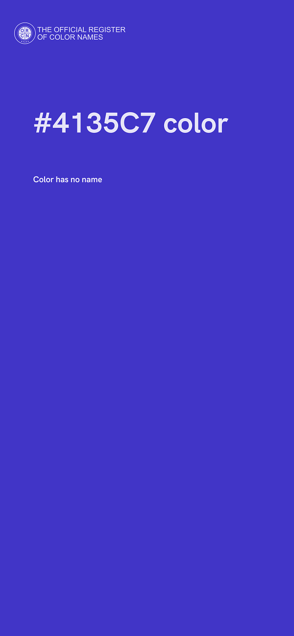 #4135C7 color image