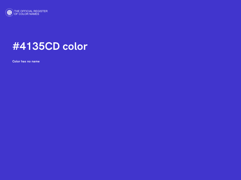 #4135CD color image