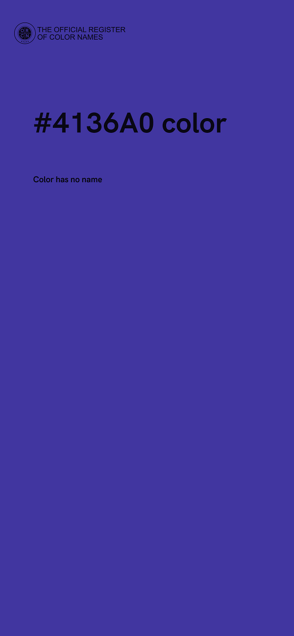 #4136A0 color image