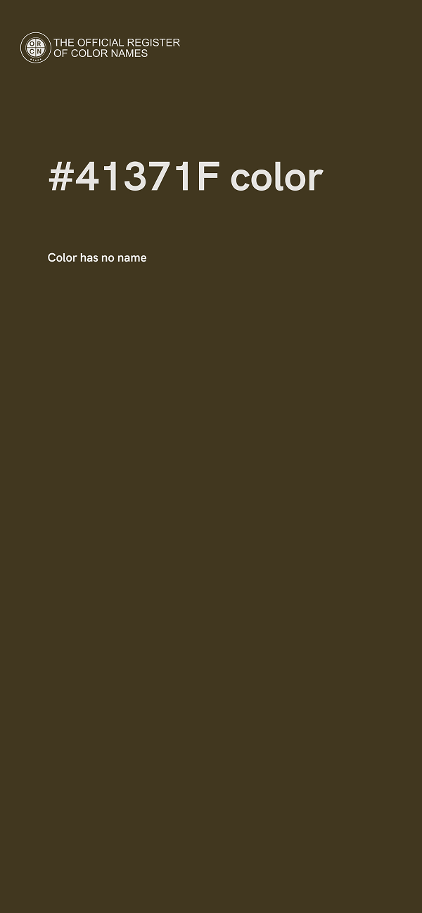 #41371F color image