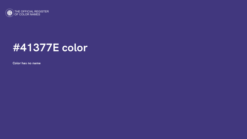 #41377E color image