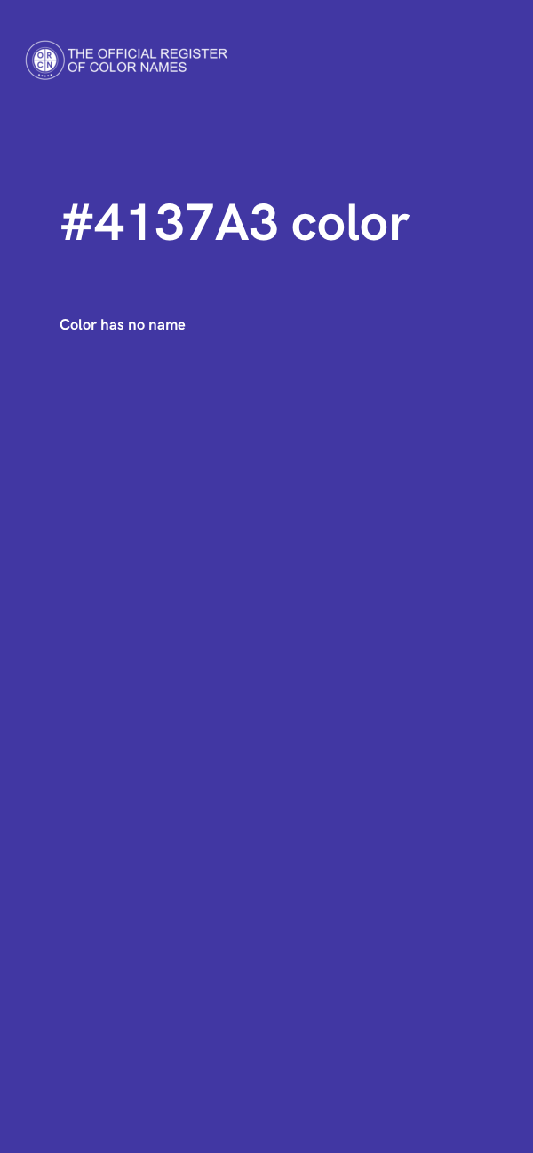 #4137A3 color image