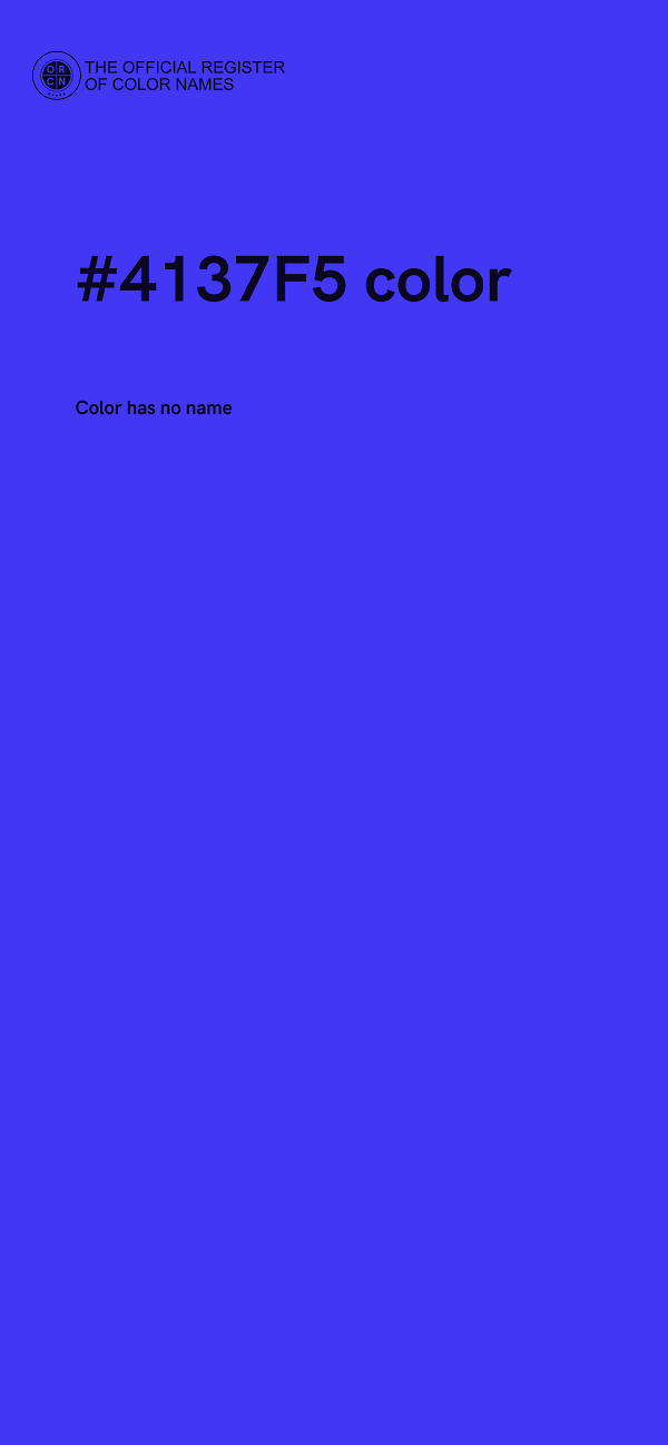 #4137F5 color image
