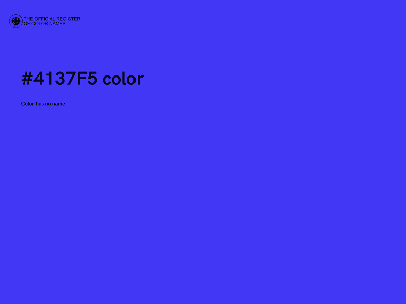 #4137F5 color image