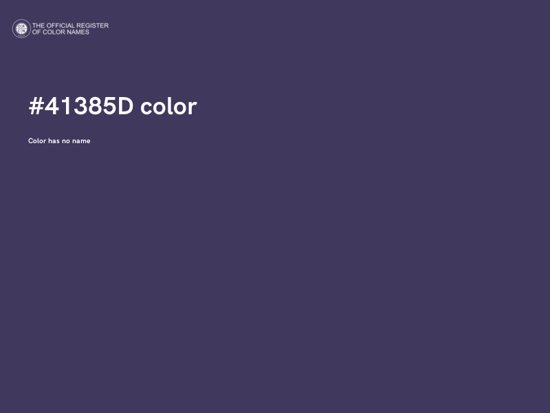 #41385D color image