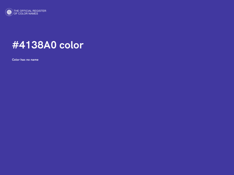 #4138A0 color image