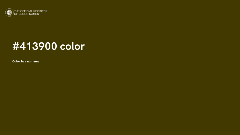 #413900 color image