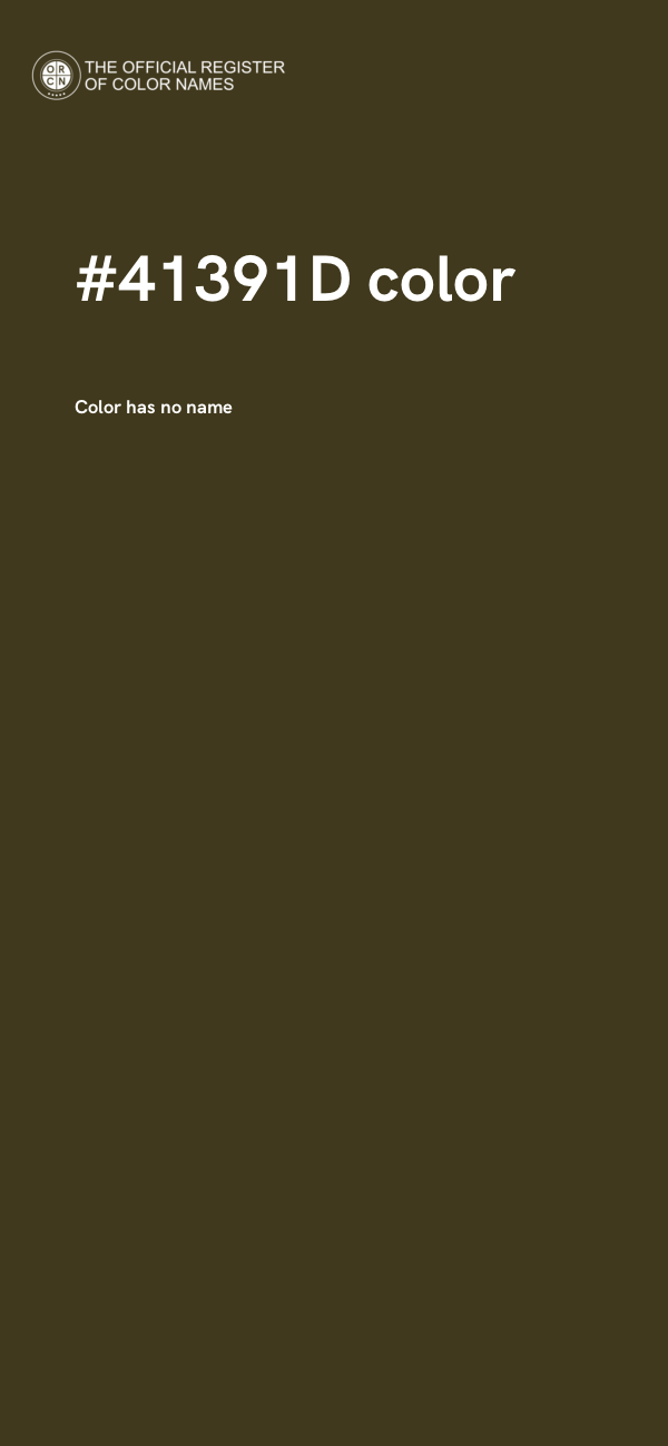 #41391D color image