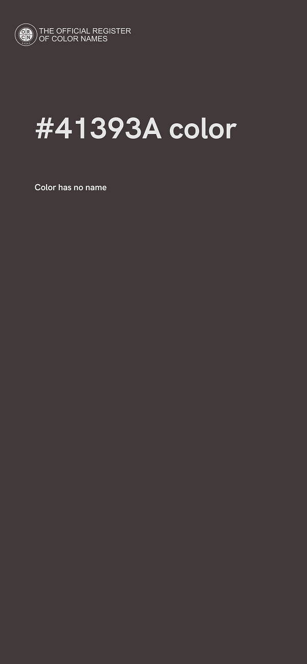 #41393A color image