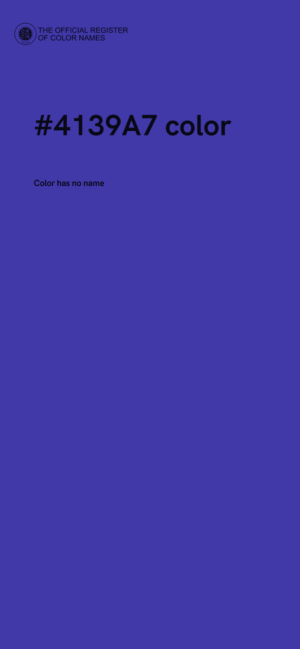 #4139A7 color image
