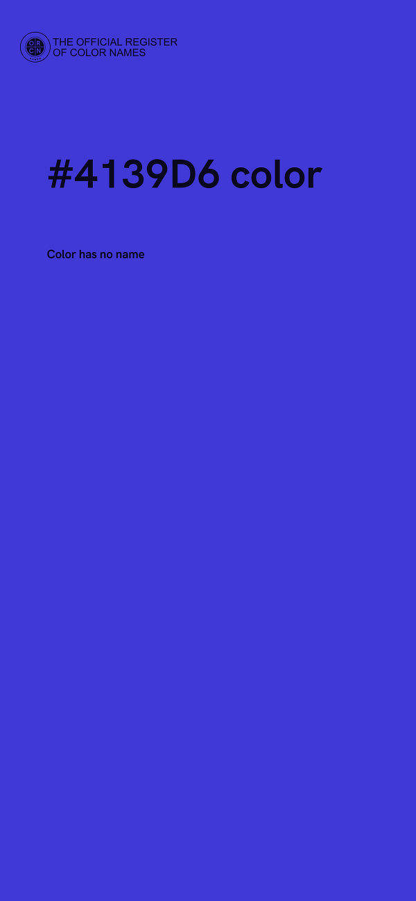#4139D6 color image