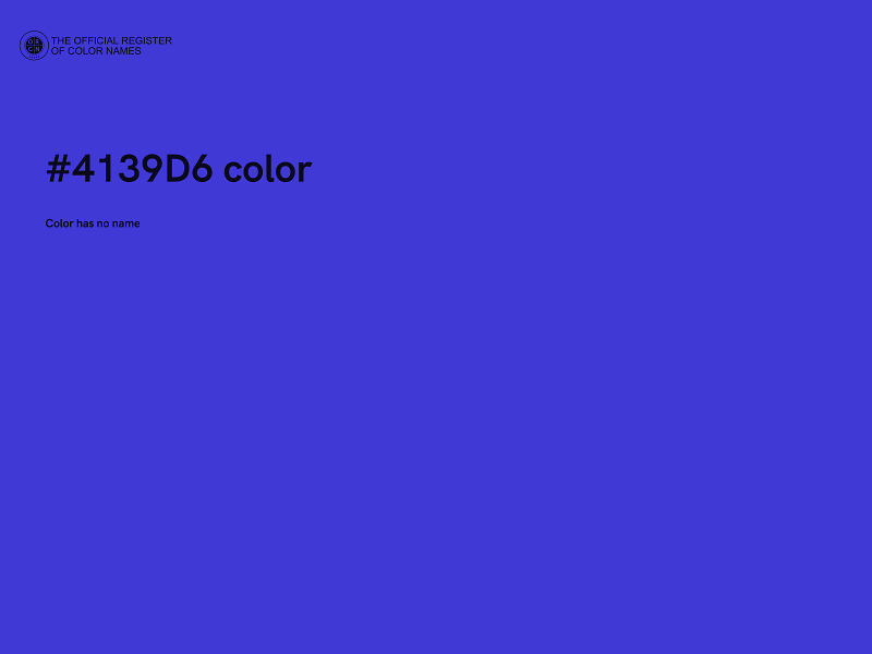 #4139D6 color image