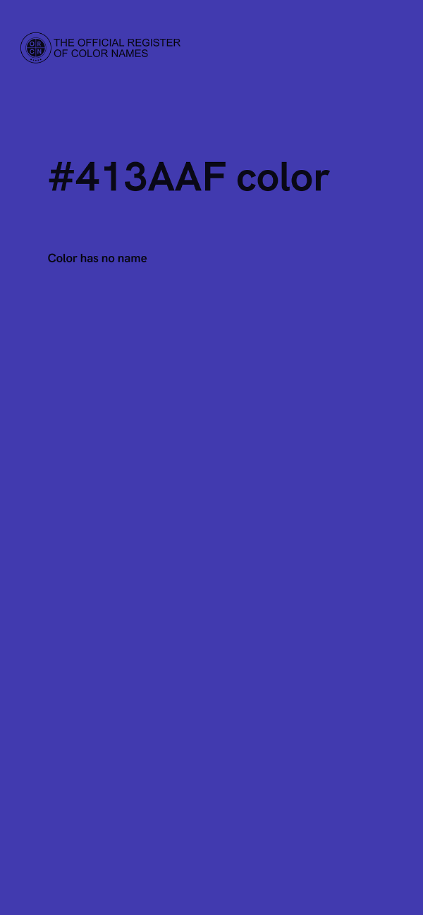 #413AAF color image