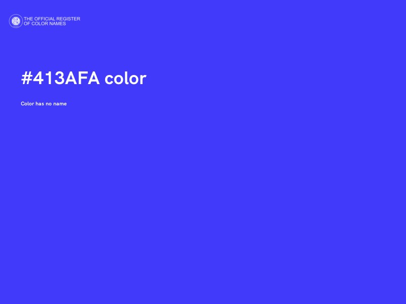 #413AFA color image