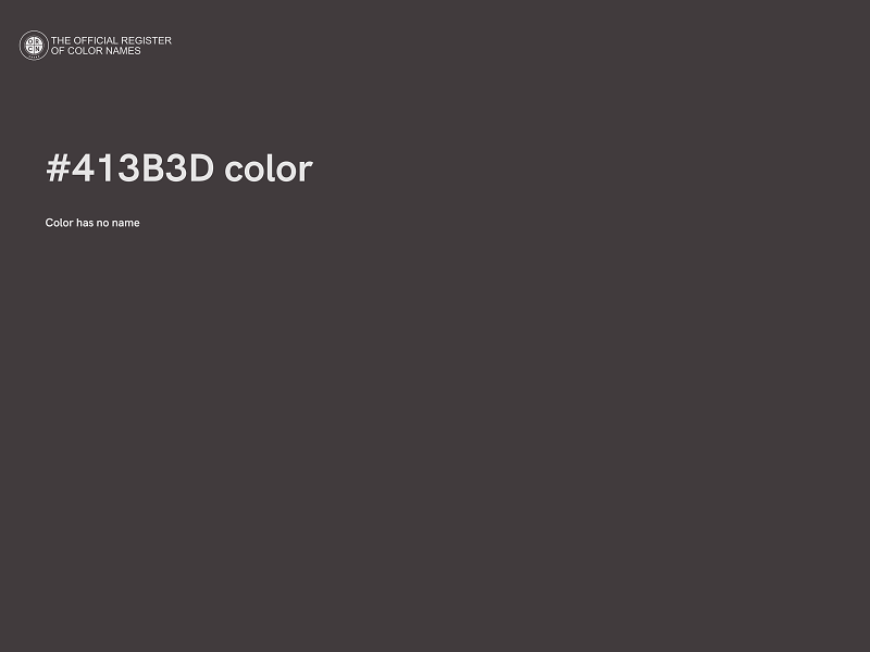 #413B3D color image