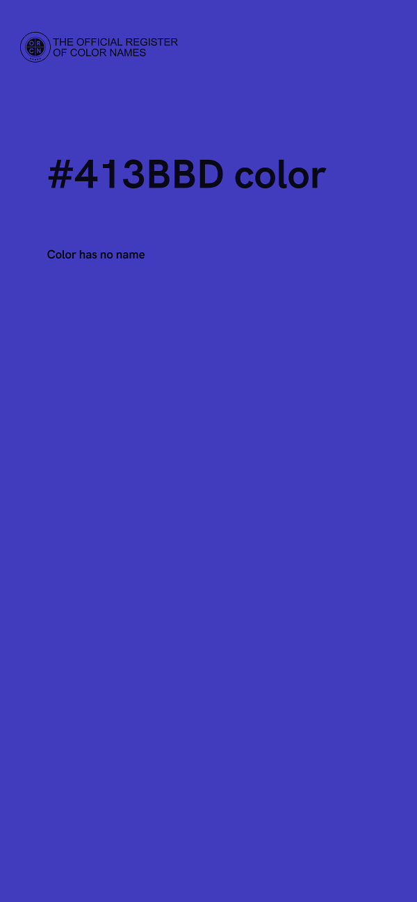 #413BBD color image