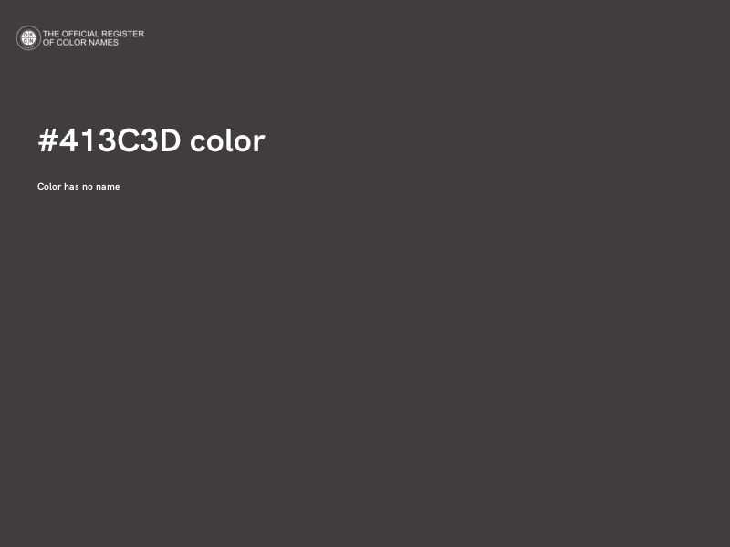 #413C3D color image