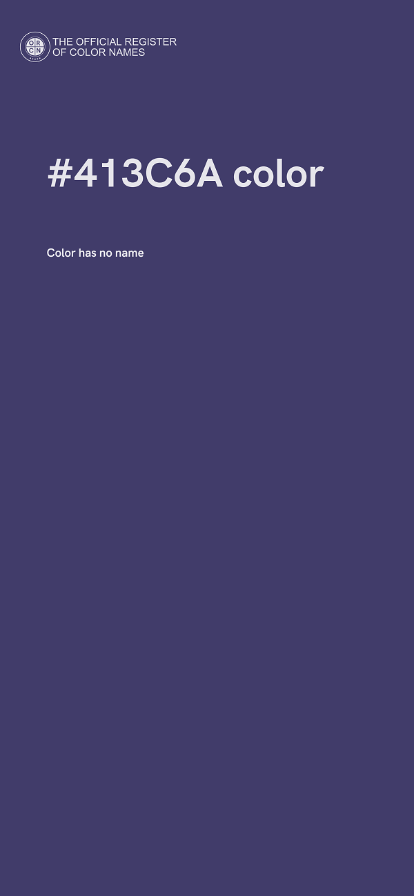 #413C6A color image