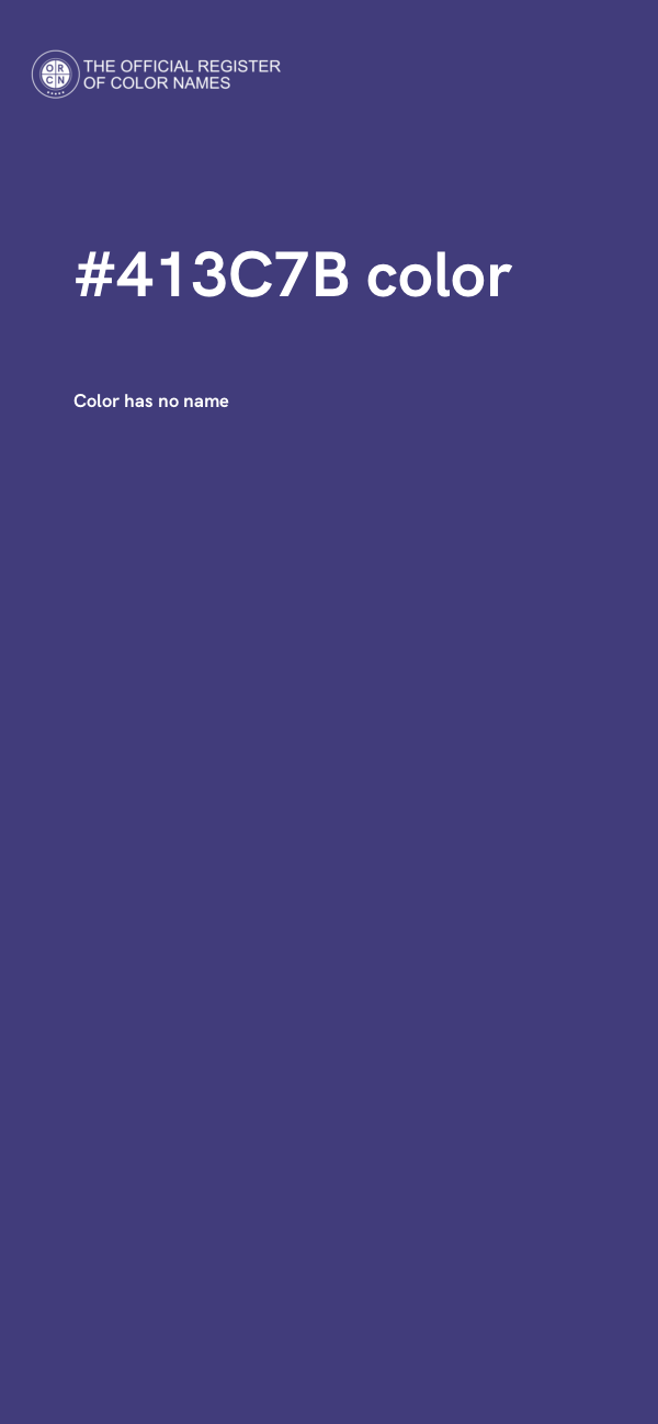 #413C7B color image