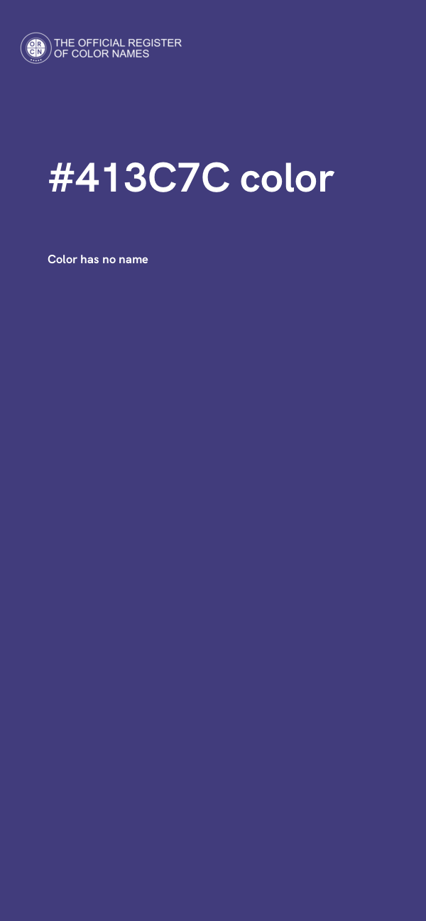 #413C7C color image