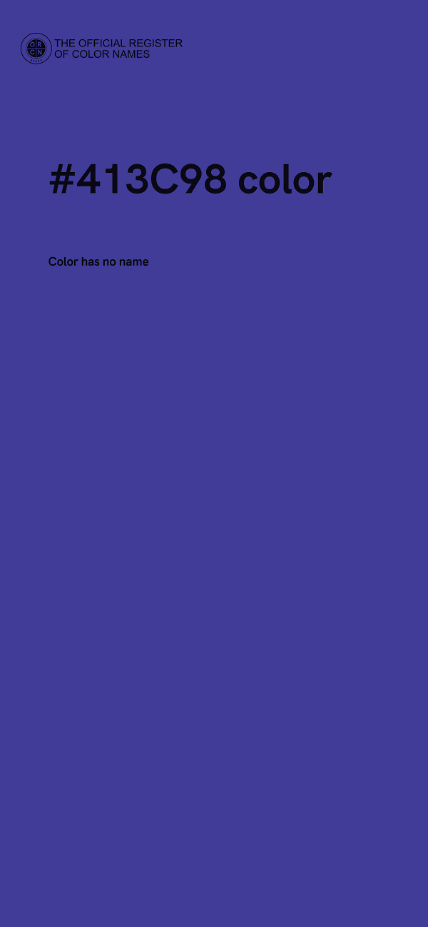 #413C98 color image