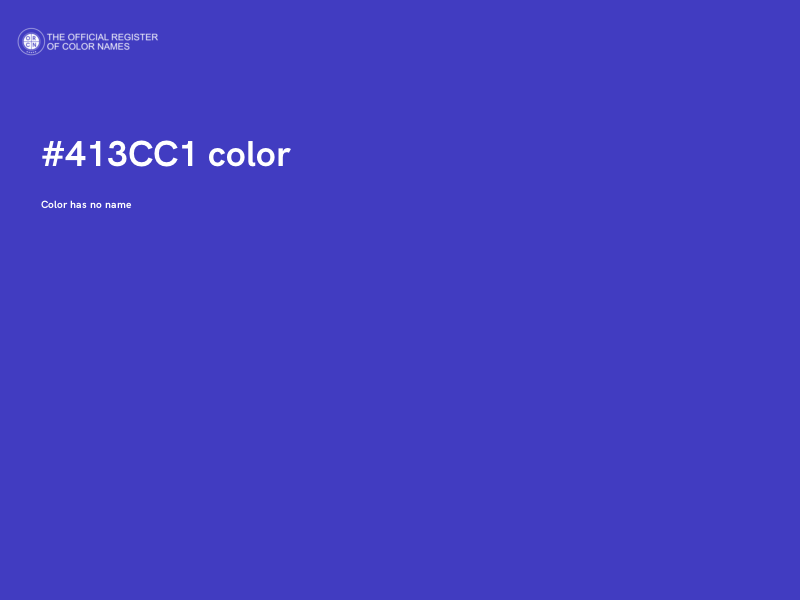 #413CC1 color image