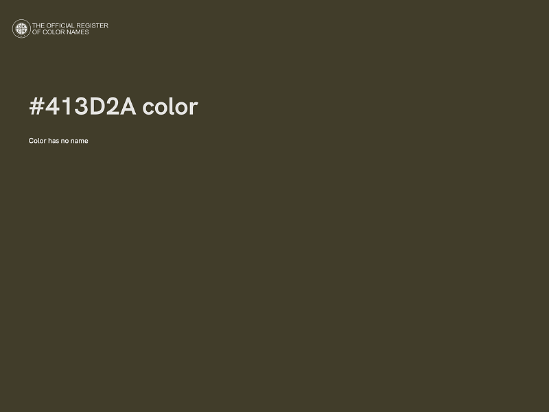 #413D2A color image