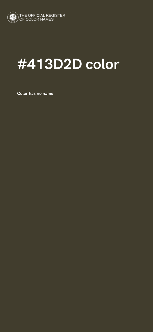 #413D2D color image