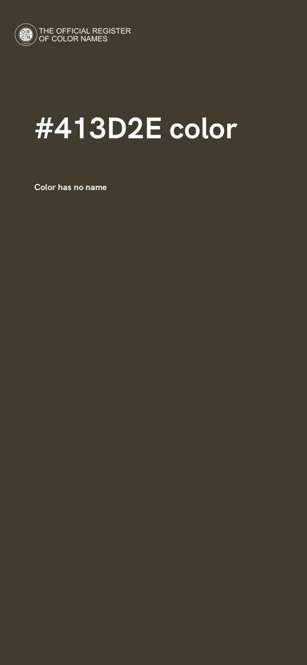 #413D2E color image