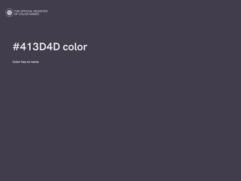 #413D4D color image