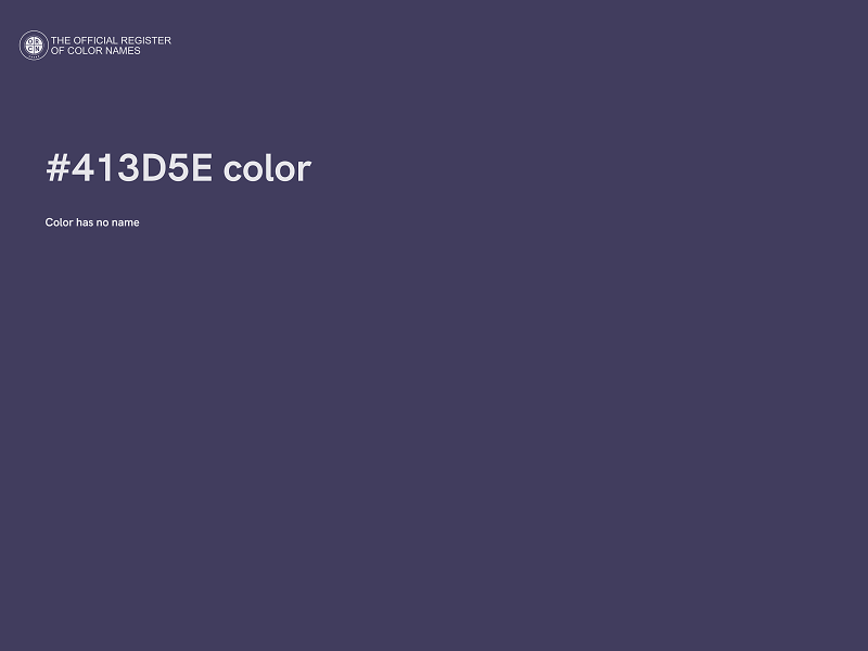 #413D5E color image