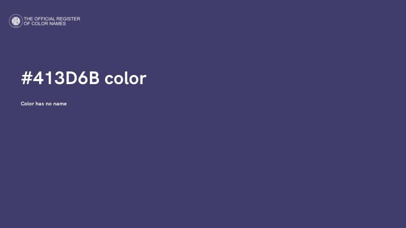 #413D6B color image