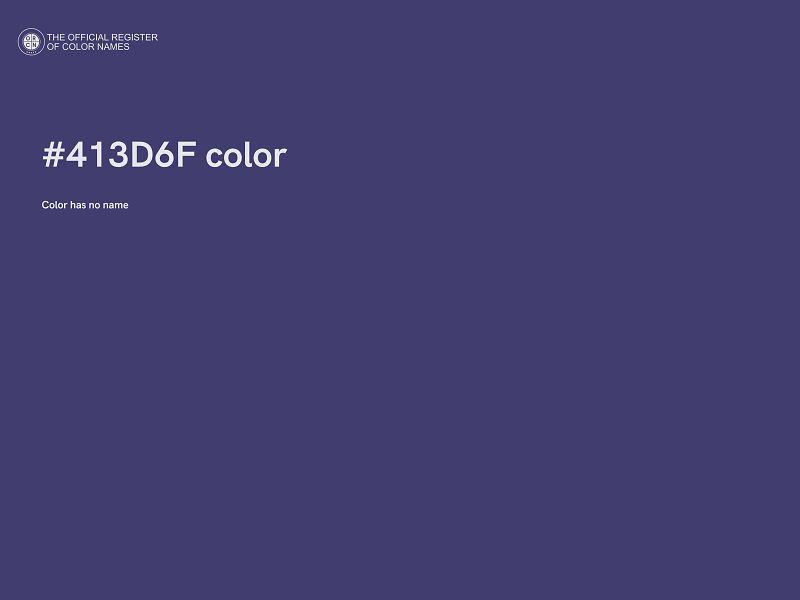 #413D6F color image