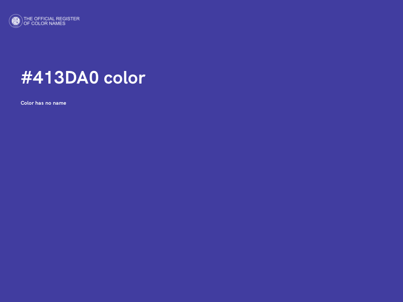 #413DA0 color image