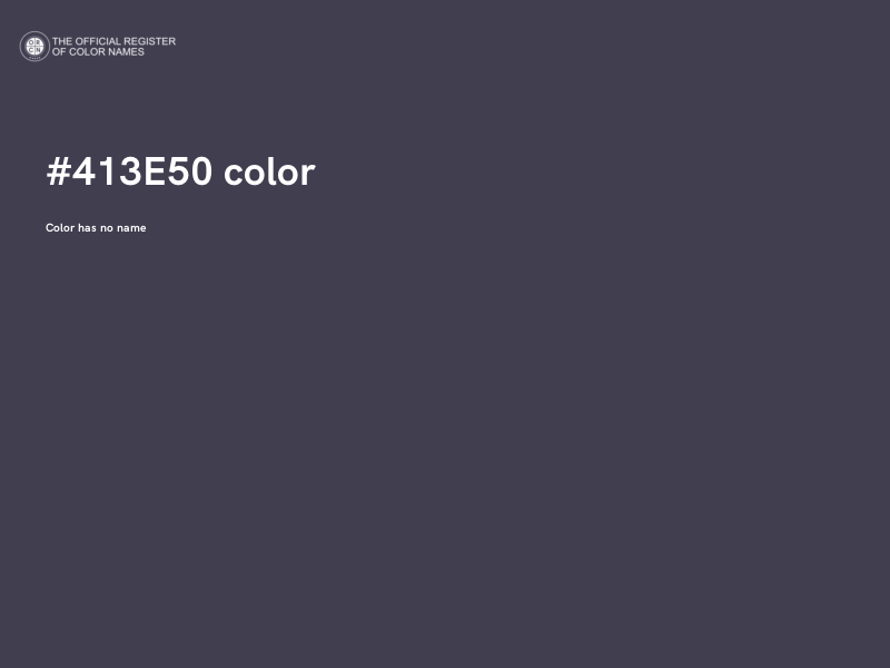 #413E50 color image