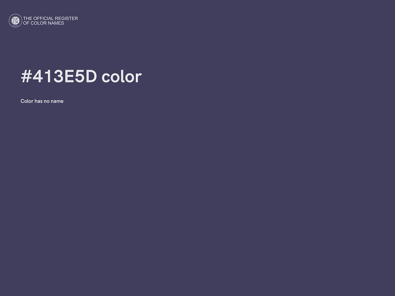 #413E5D color image