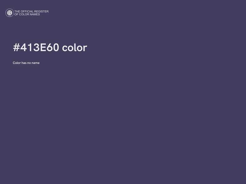 #413E60 color image