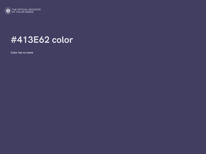 #413E62 color image