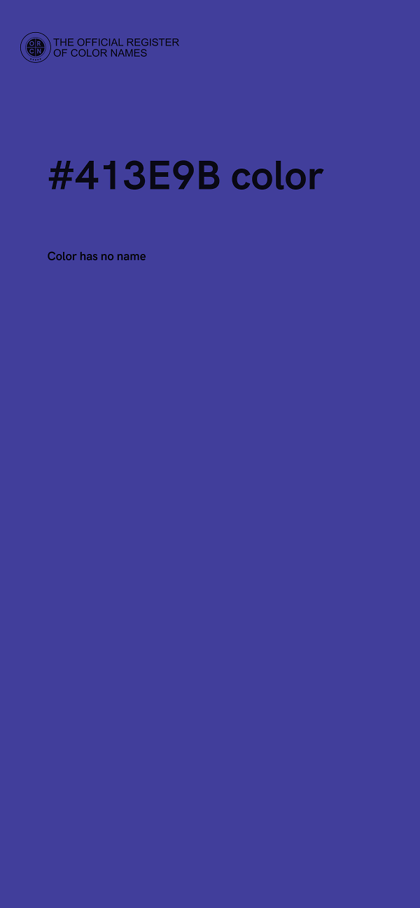 #413E9B color image