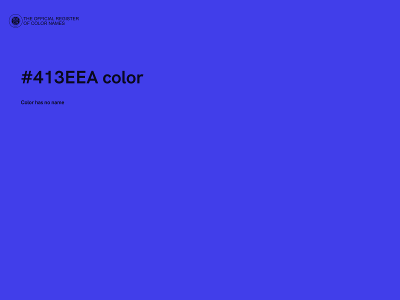 #413EEA color image