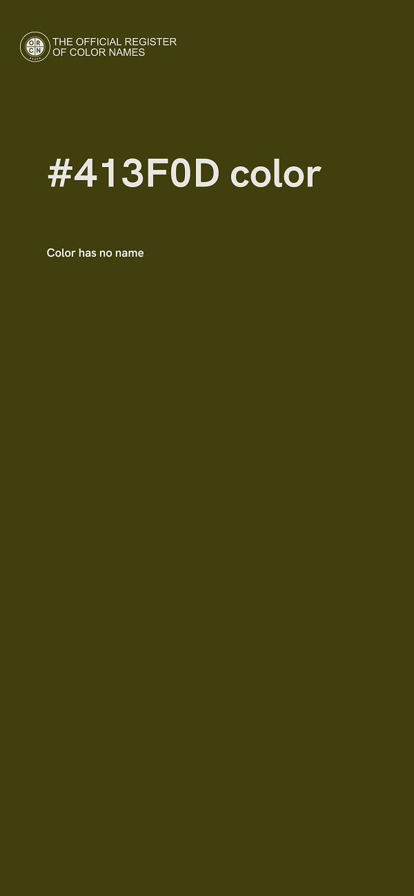 #413F0D color image